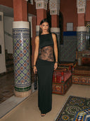 Aaliyah Maxi Dress | Backless Lace Sleeveless