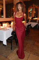 Alina Maxi Dress | Sleeveless Bodycon Corset, Adjustable Straps