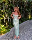 Amaria Maxi Dress | Sleeveless Sequin, V-Neck