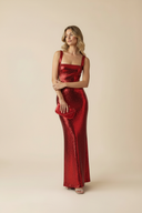 Amelia Maxi Dress | Sleeveless Sequin Party Wear