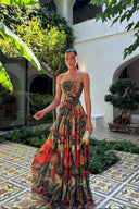 Bellamy Maxi Dress | Strapless, Pleated, Maxi-Length