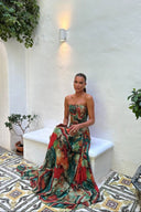 Bellamy Maxi Dress | Strapless, Pleated, Maxi-Length