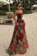 Bellamy Maxi Dress | Strapless, Pleated, Maxi-Length