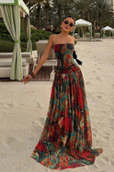 Bellamy Maxi Dress | Strapless, Pleated, Maxi-Length