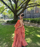 Bellina Maxi Dress | Women's Sleeveless Ruffled Layers