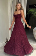 Briar Maxi Dress | Floral Jacquard Sleeveless, Elegant Fit