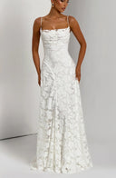 Briar Maxi Dress | Floral Jacquard Sleeveless, Elegant Fit