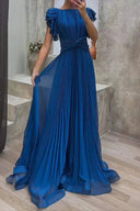 Calista Maxi Dress | Women's Pleated, Elegant Silhouette