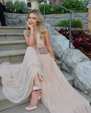 Camila Maxi Dress | Women's Backless Deep V-Neck Summer Dress