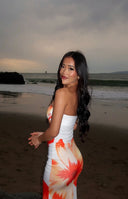 Celia Maxi Dress | Strapless Floral Print Summer Dress