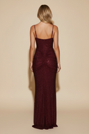 Eden Maxi Dress | Sleeveless Sequin Glitter Mesh