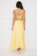 Elysia Maxi Dress | Sleeveless Pleated, V-Neck, Lightweight Fabric