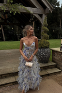 Emberly Maxi Dress | Sleeveless Ruffle, Adjustable Straps