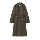 Alexandra | Women's Belted Double Breasted Long Trench Coat