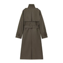 Alexandra | Women's Belted Double Breasted Long Trench Coat