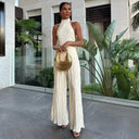 Briarlee | Women's Pleated Summer Vacation Two-Piece Set