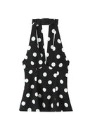 Paige | Women’s Polka Dot Deep V Halter Top