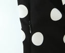 Paige | Women’s Polka Dot Deep V Halter Top