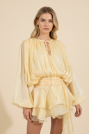 Sophia | Women’s Flowing Balloon Sleeve Mini Summer Vacation Dress