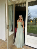 Jovia Sleeveless Corset Maxi Dress | Floor-Length, Structured Bodice