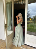 Jovia Sleeveless Corset Maxi Dress | Floor-Length, Structured Bodice