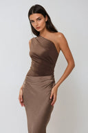 Kaelyn Maxi Dress | One-Shoulder Elegant Evening Gown