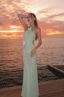 Kaylani Maxi Dress | Butterfly Cut-Out, Halter Neckline