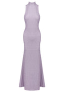 Kayleigh Maxi Dress | Sparkly Backless Floral Detail