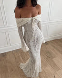 Liora Maxi Dress | Women's Lace Off-Shoulder Summer Gown
