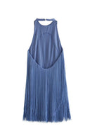 Millie Mini Dress | Women's Halter Neck Fringe Tiered