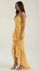 Phoebe Maxi Dress | Women's Sleeveless Ruffle Wedding Guest
