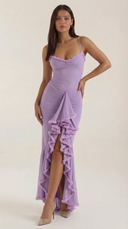 Phoebe Maxi Dress | Women's Sleeveless Ruffle Wedding Guest
