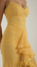 Phoebe Maxi Dress | Women's Sleeveless Ruffle Wedding Guest