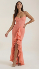 Phoebe Maxi Dress | Women's Sleeveless Ruffle Wedding Guest