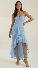 Phoebe Maxi Dress | Women's Sleeveless Ruffle Wedding Guest