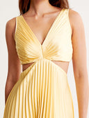 Reina Maxi Dress | Sleeveless V-Neck Cut-Out, Lightweight Fabric