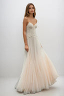 Tabitha Maxi Dress | Lace Corset Tulle Prom Gown