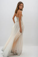 Tabitha Maxi Dress | Lace Corset Tulle Prom Gown