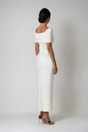 Thea Maxi Dress | Women's Off-Shoulder Ruched Evening Gown