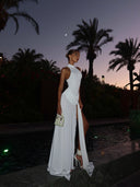 Winona Maxi Dress | High-Neck, Sleeveless, High-Slit